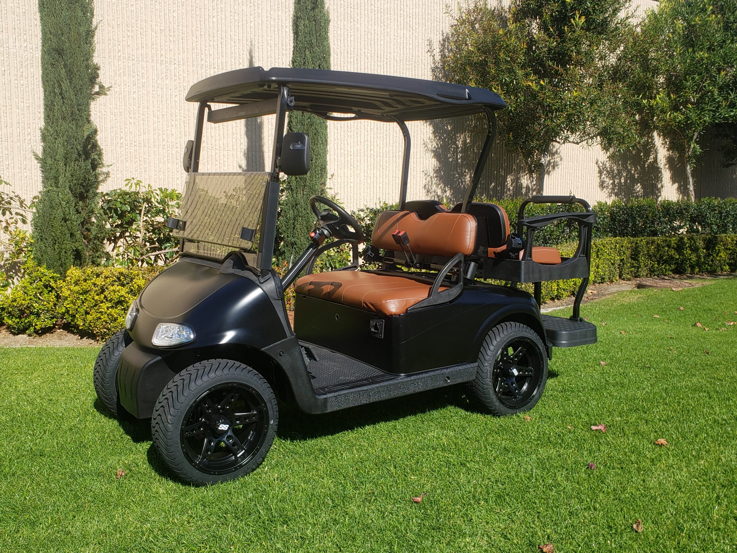 Ezgo Rxv Low Profile 4 Passenger Golf Cart – Matte Black Body, #B51