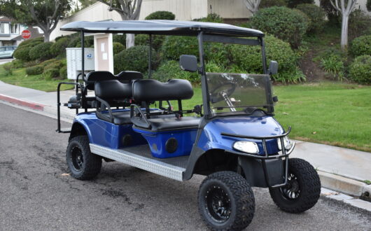 Ezgo RXV 6 Passenger Golf Cart- Patriot Blue, #C28