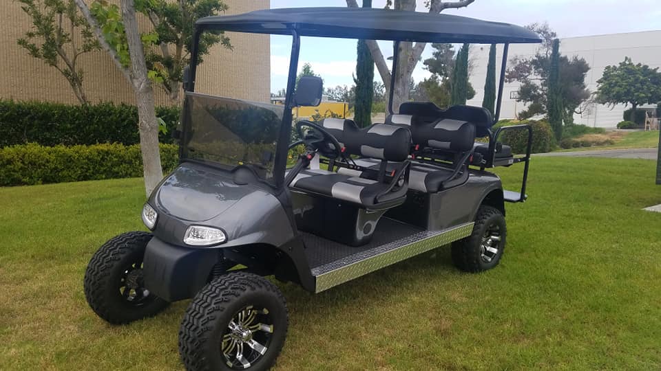 Ezgo Electric Rxv Stretched Limo 6 Passenger Golf Cart, #C29