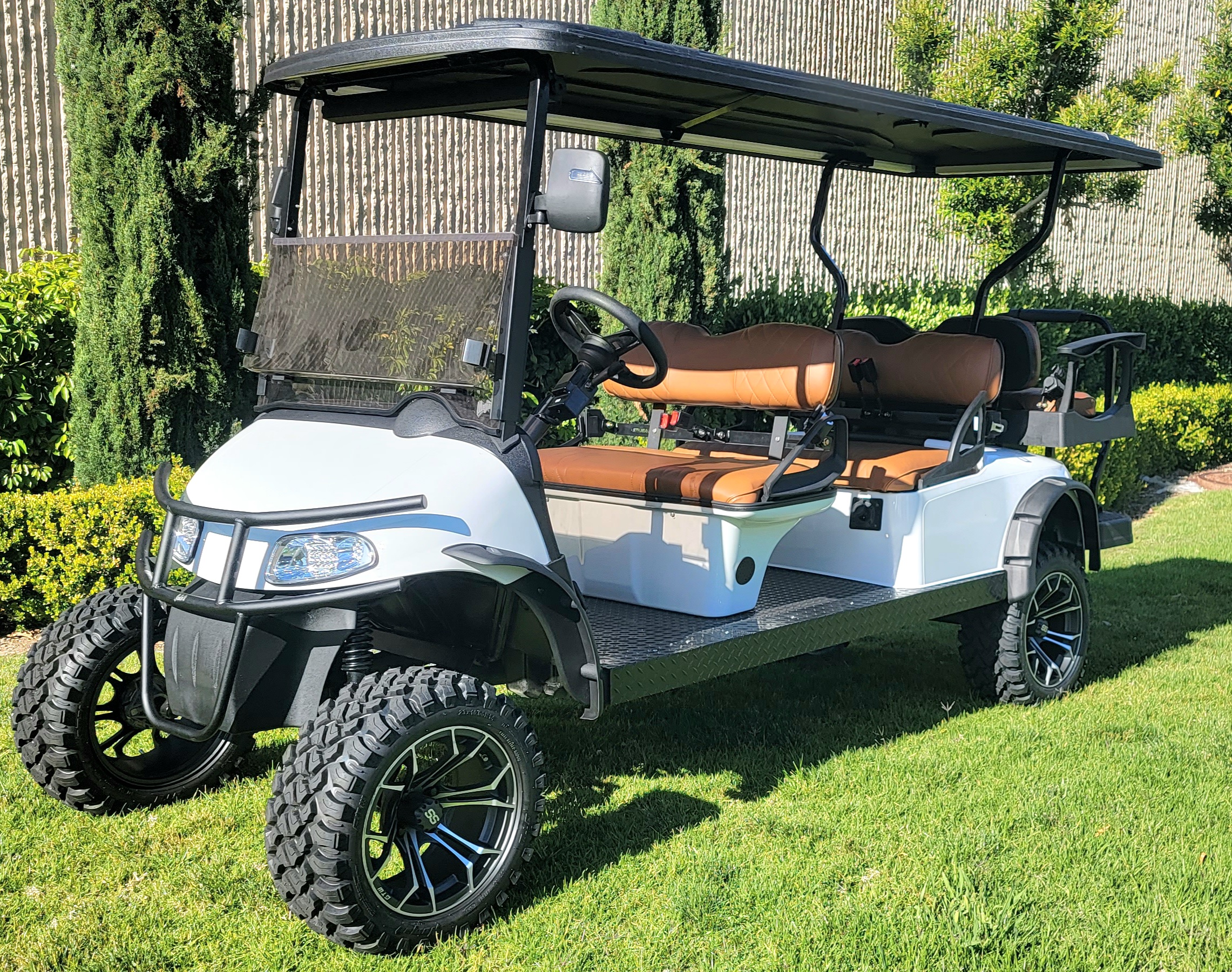 Ezgo Electric Rxv 6 Passenger Golf Cart- White-, #39